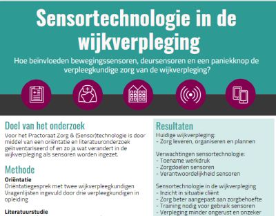 Meer onderzoek nodig naar sensortechnologie in wijkverpleging